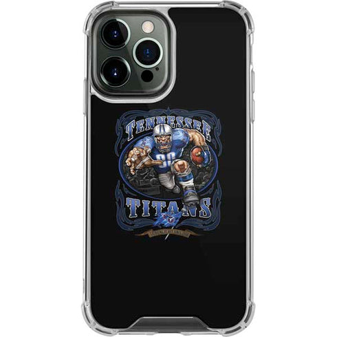 Liquid Blue NFL Tennessee Titans Running Back iPhone 14 Pro Max Clear Case
