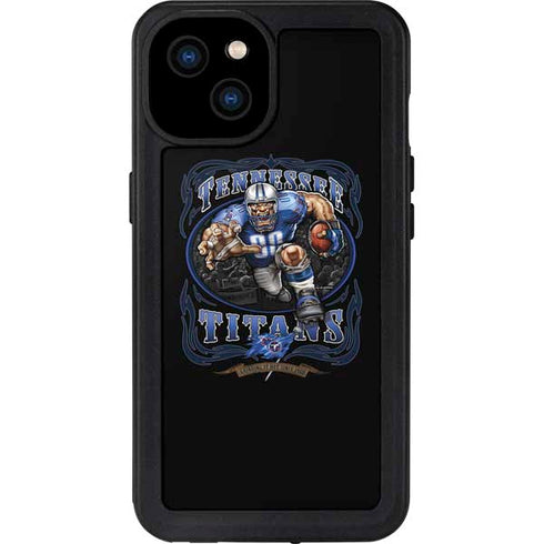 Liquid Blue NFL Tennessee Titans Running Back iPhone 15 Plus Waterproof Case