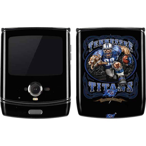 Liquid Blue NFL Tennessee Titans Running Back Motorola RAZR Skin