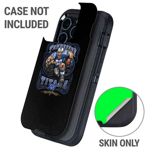 Liquid Blue NFL Tennessee Titans Running Back Otterbox Defender iPhone Skin