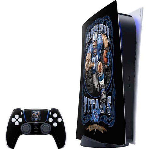Liquid Blue NFL Tennessee Titans Running Back PS5 Digital Edition Bundle Skin