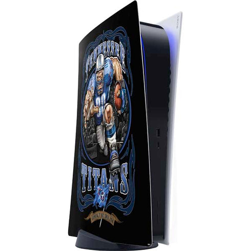 Liquid Blue NFL Tennessee Titans Running Back PS5 Digital Edition Console Skin