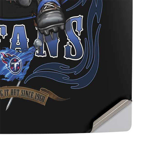 Liquid Blue NFL Tennessee Titans Running Back PS5 Slim Digital Edition Console Skin