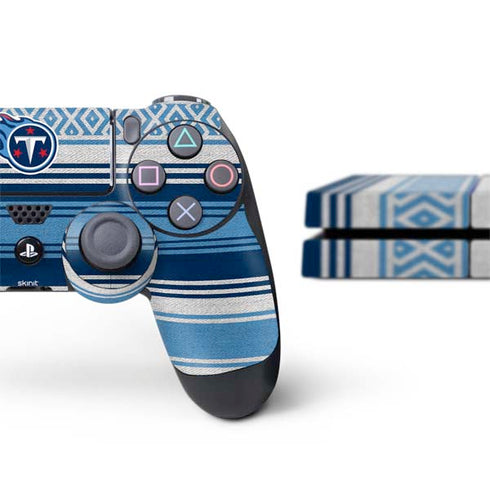 NFL Tennessee Titans Trailblazer PS4 Console and Controller Bundle Skin