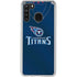 NFL Tennessee Titans Team Jersey Galaxy A21 Clear Case