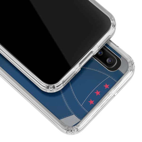NFL Tennessee Titans Team Jersey Galaxy A30 Clear Case
