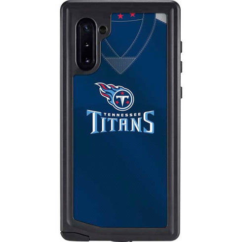 NFL Tennessee Titans Team Jersey Galaxy Note 10 Waterproof Case