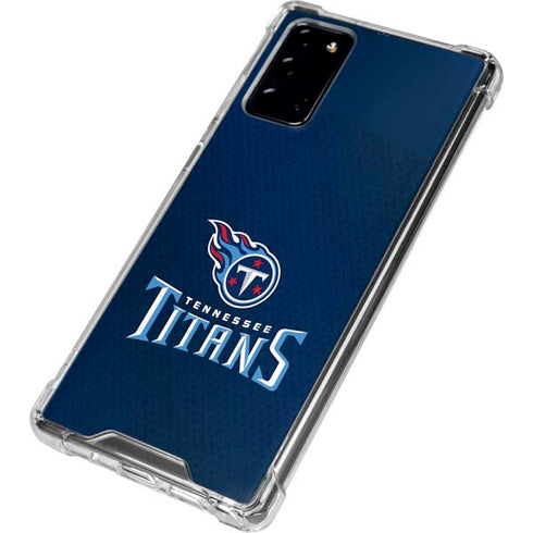 NFL Tennessee Titans Team Jersey Galaxy Note20 5G Clear Case