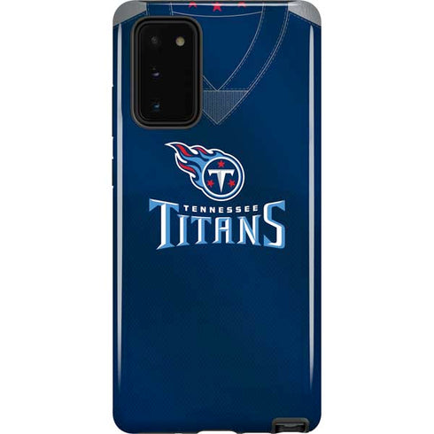 NFL Tennessee Titans Team Jersey Galaxy Note20 5G Pro Case