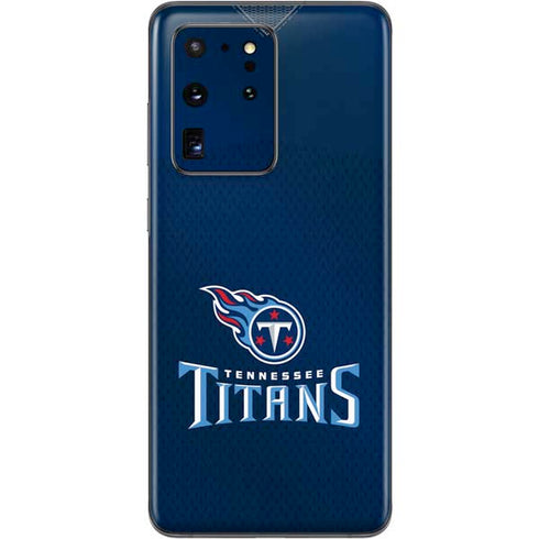 NFL Tennessee Titans Team Jersey Galaxy S20 Ultra 5G Skin