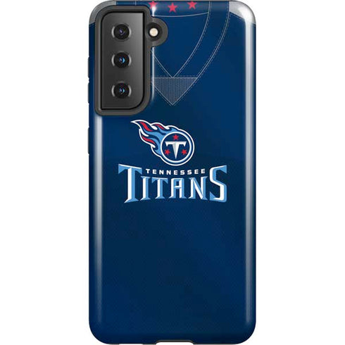 NFL Tennessee Titans Team Jersey Galaxy S21 5G Pro Case