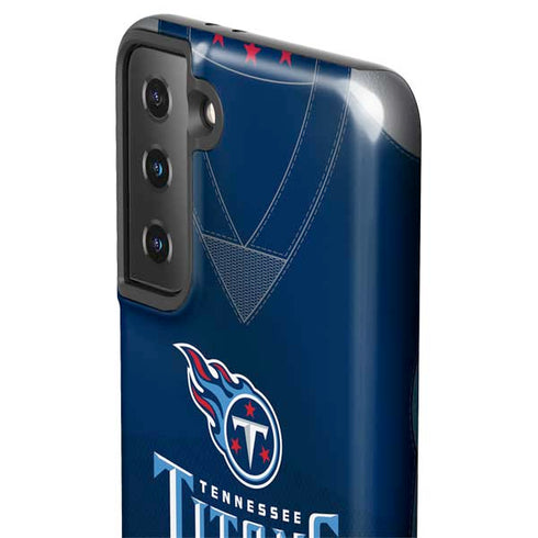 NFL Tennessee Titans Team Jersey Galaxy S21 FE Pro Case