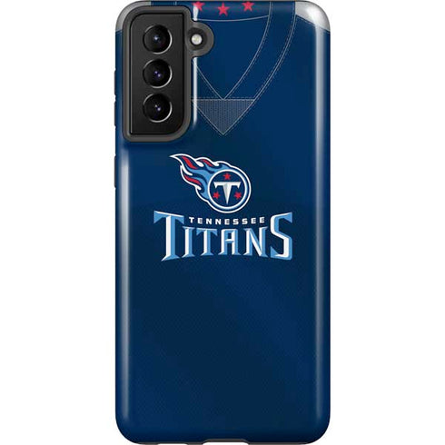 NFL Tennessee Titans Team Jersey Galaxy S21 Plus 5G Pro Case