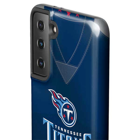 NFL Tennessee Titans Team Jersey Galaxy S21 Plus 5G Pro Case