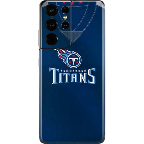 NFL Tennessee Titans Team Jersey Galaxy S21 Ultra 5G Skin