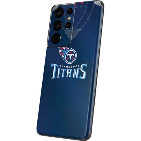 NFL Tennessee Titans Team Jersey Galaxy S21 Ultra 5G Skin