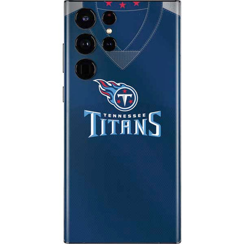 NFL Tennessee Titans Team Jersey Galaxy S22 Ultra Skin