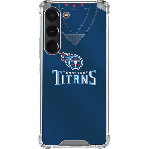 NFL Tennessee Titans Team Jersey Galaxy S23 Clear Case