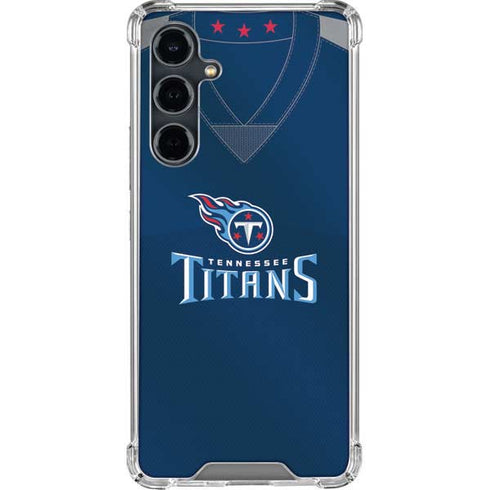 NFL Tennessee Titans Team Jersey Galaxy S23 FE Clear Case