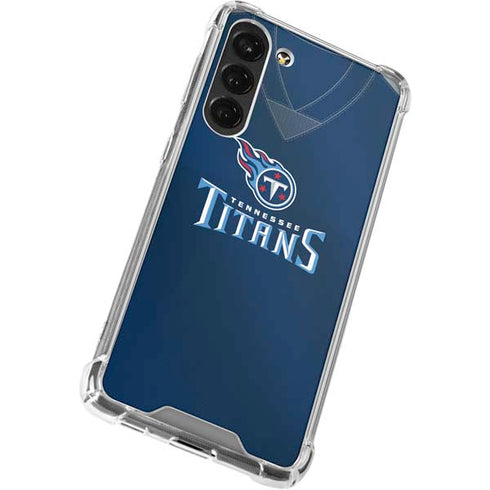 NFL Tennessee Titans Team Jersey Galaxy S23 Plus Clear Case