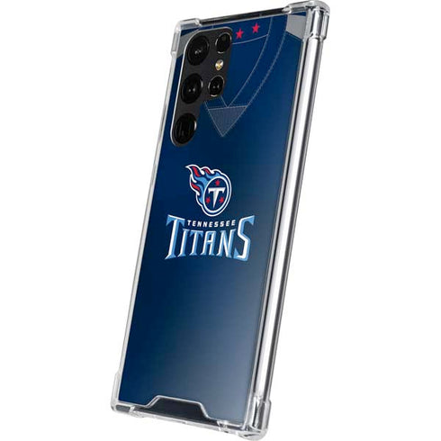 NFL Tennessee Titans Team Jersey Galaxy S24 Ultra Clear Case