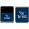 NFL Tennessee Titans Team Jersey Galaxy Z Flip4 5G Skin