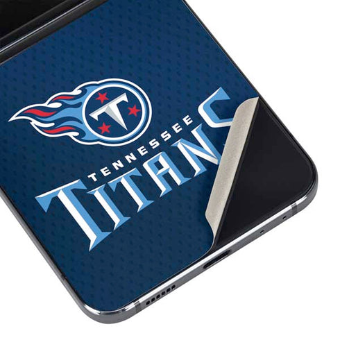 NFL Tennessee Titans Team Jersey Galaxy Z Flip5 5G Skin