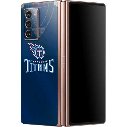 NFL Tennessee Titans Team Jersey Galaxy Z Fold2 5G Skin