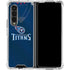 NFL Tennessee Titans Team Jersey Galaxy Z Fold4 5G Clear Case