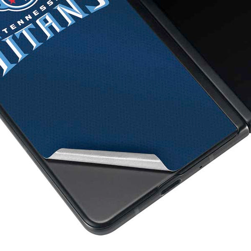 NFL Tennessee Titans Team Jersey Galaxy Z Fold4 5G Skin