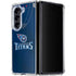 NFL Tennessee Titans Team Jersey Galaxy Z Fold5 5G Clear Case