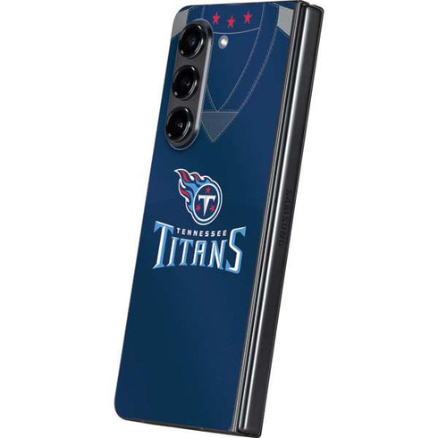 NFL Tennessee Titans Team Jersey Galaxy Z Fold5 5G Skin