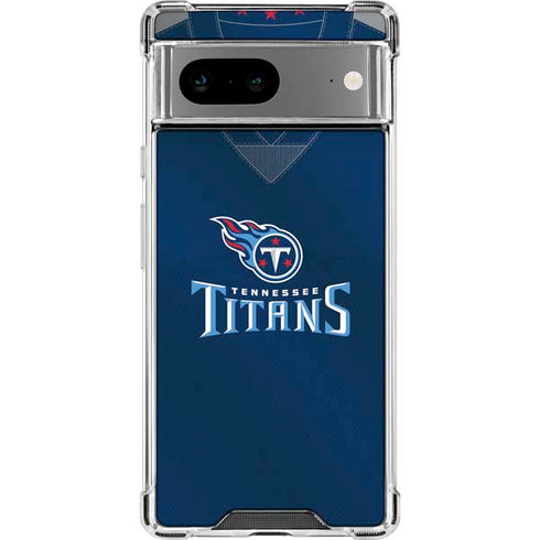 NFL Tennessee Titans Team Jersey Google Pixel 8 Clear Case