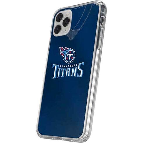 NFL Tennessee Titans Team Jersey iPhone 11 Pro Clear Case