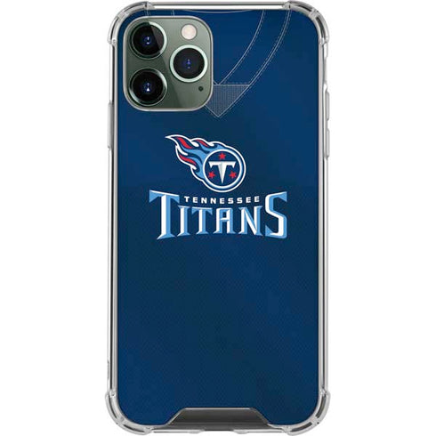 NFL Tennessee Titans Team Jersey iPhone 11 Pro Max Clear Case