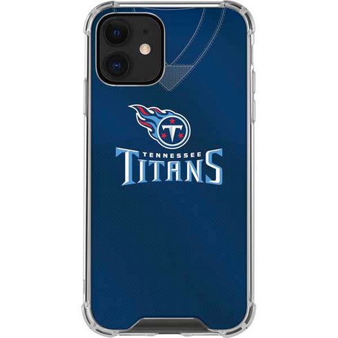 NFL Tennessee Titans Team Jersey iPhone 12 Mini Clear Case