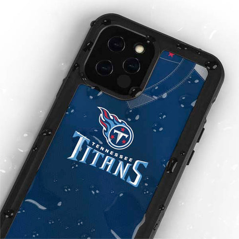 NFL Tennessee Titans Team Jersey iPhone 12 Pro Waterproof Case