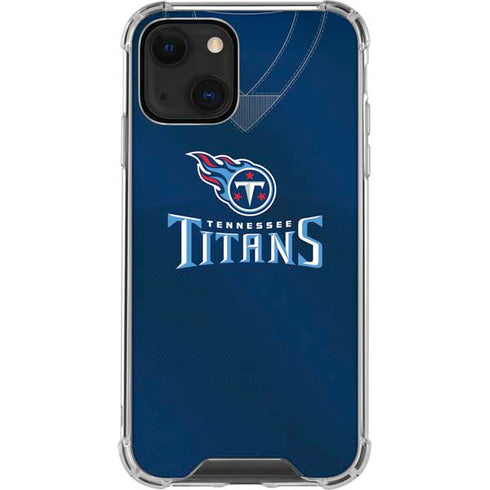 NFL Tennessee Titans Team Jersey iPhone 14 Plus Clear Case