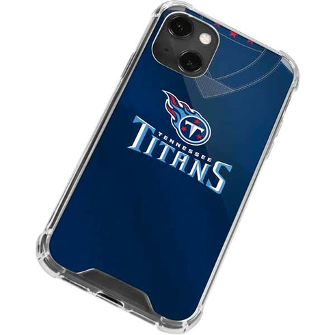 NFL Tennessee Titans Team Jersey iPhone 14 Plus Clear Case