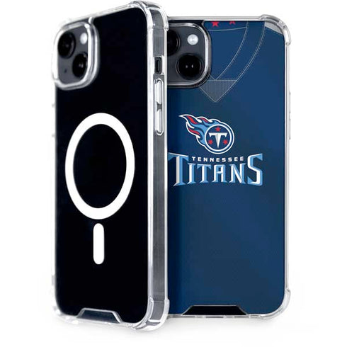 NFL Tennessee Titans Team Jersey iPhone 15 Plus MagSafe Case