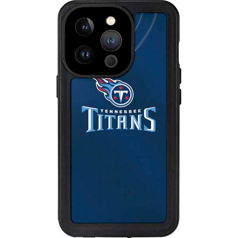 NFL Tennessee Titans Team Jersey iPhone 14 Pro Waterproof Case