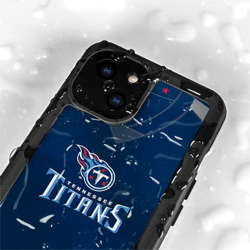 NFL Tennessee Titans Team Jersey iPhone 15 Waterproof Case