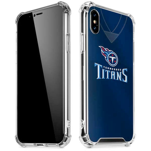 NFL Tennessee Titans Team Jersey iPhone X/XS Clear Case