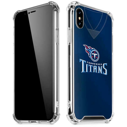 NFL Tennessee Titans Team Jersey iPhone XS Max Clear Case