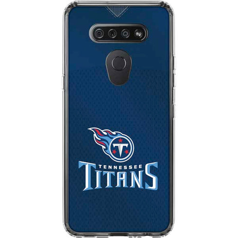 NFL Tennessee Titans Team Jersey LG K51/Q51 Clear Case
