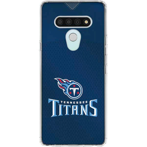 NFL Tennessee Titans Team Jersey LG Stylo 6 Clear Case