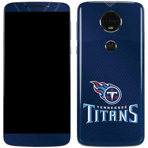 NFL Tennessee Titans Team Jersey Moto E5 Plus Skin