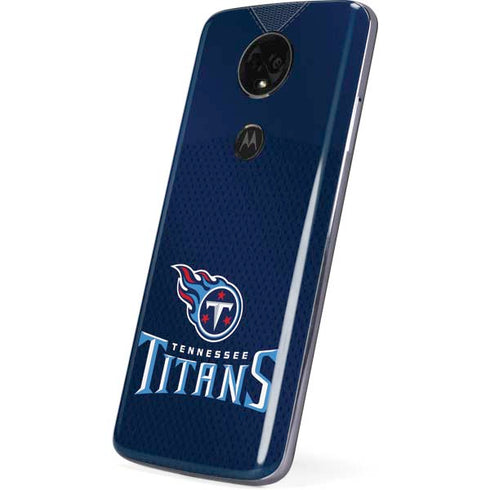NFL Tennessee Titans Team Jersey Moto E5 Plus Skin