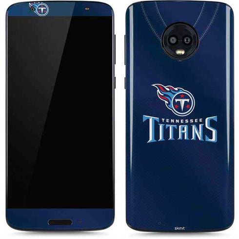 NFL Tennessee Titans Team Jersey Moto G6 Skin