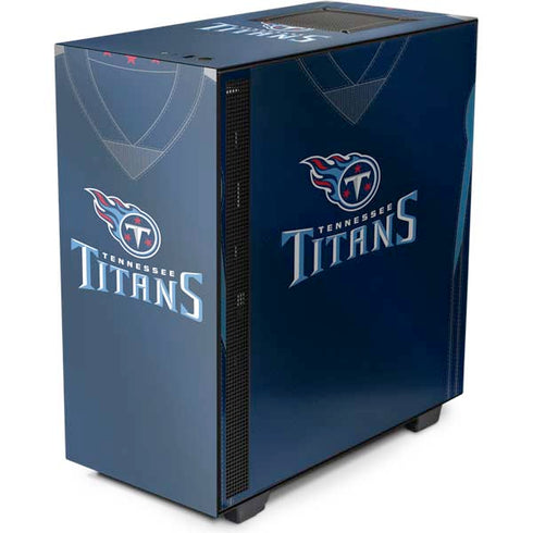 NFL Tennessee Titans Team Jersey NZXT H510 Compact ATX Mid-Tower Case Skin